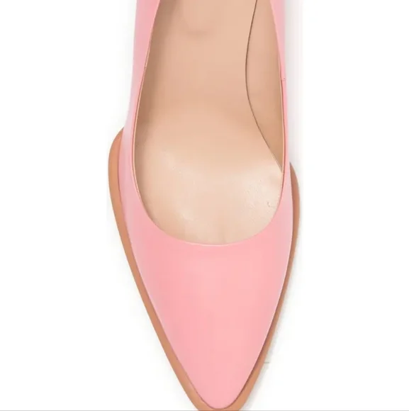 Sale🥳NWT Tods Geniune leather Block Heel Pumps in Baby Pink - Picture 3 of 4